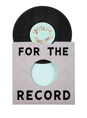 Ευχετήρια Κάρτα Meri Meri - For The Record