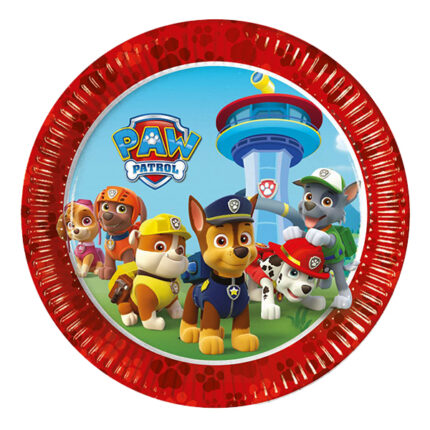 Χάρτινα Πιάτα - Paw Patrol Let's Roll
