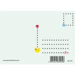 Postcard Studio Inktvis - Christmas Pac man - Image 2