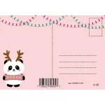 Postcard Studio Inktvis - Ugly Sweater Panda - Image 2