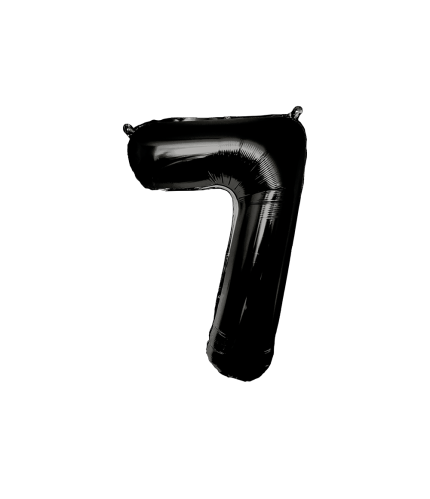 Foil Μπαλόνι 86 cm - no.7 Μαύρο