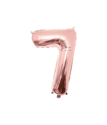 Foil Μπαλόνι 86 cm - no.7 Ροζ Χρυσό