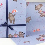 Χαρτί Περιτυλίγματος Bow & Hummingbird - Circus Bears - Image 3
