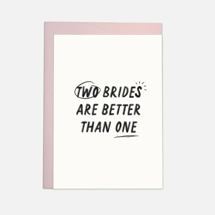 Ευχετήρια Κάρτα Kaart Blanche - Two Brides - Image 1