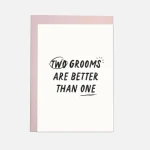 Ευχετήρια Κάρτα Kaart Blanche - Two Grooms