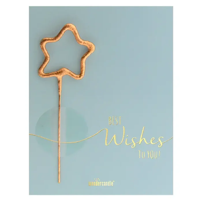Wondercandle Mini Wondercard - Best Wishes - Image 1