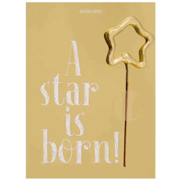 Wondercandle Mini Wondercard - A Star Is Born - Image 1
