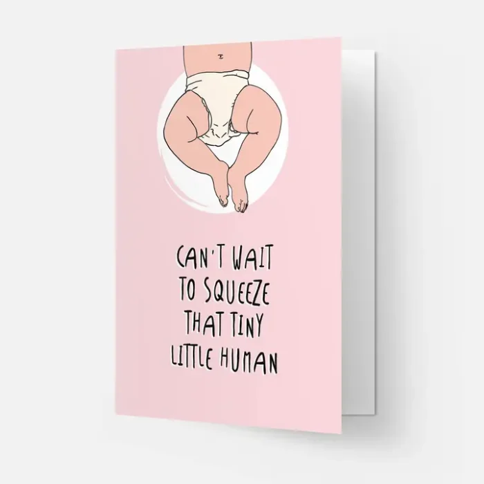 Ευχετήρια Κάρτα Kaart Blanche - Tiny Human (pink) - Image 1