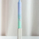 Nordtrice Taper Candles - Summer Vibes / Blue & Mint, Pink Confetti - Image 2