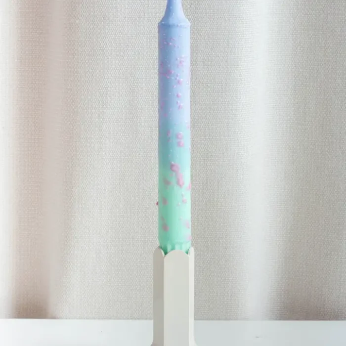 Nordtrice Taper Candles - Summer Vibes / Blue & Mint, Pink Confetti - Image 2