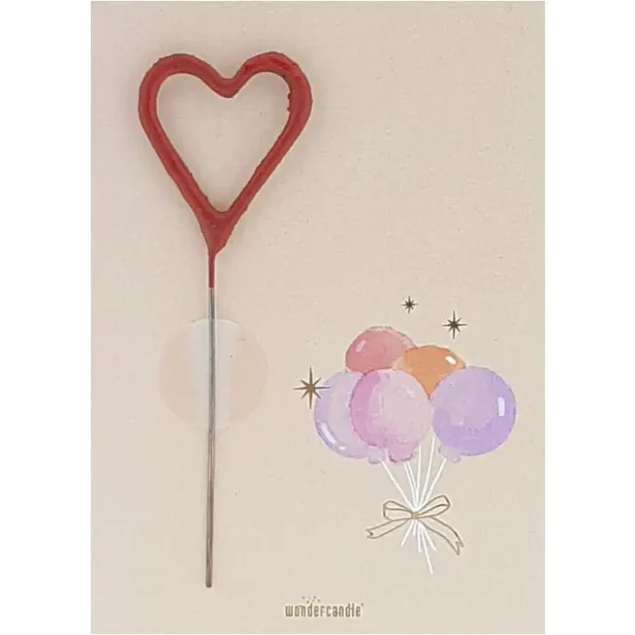 Wondercandle Mini Wondercard - Balloon Celebration - Image 1