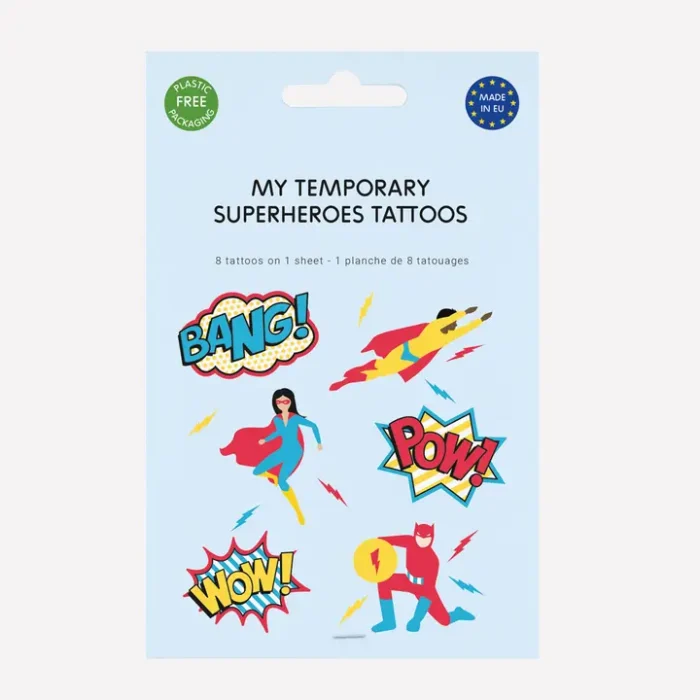 Temporary Tattoos My Little Day - Superhero - Image 1